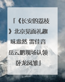 《长安的荔枝》北京见面礼趣味盎然 雷佳音岳云鹏现场认领卧龙凤雏