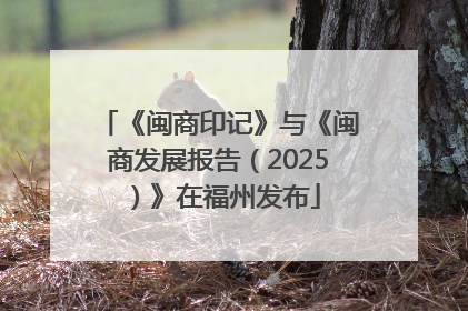 《闽商印记》与《闽商发展报告（2025）》在福州发布