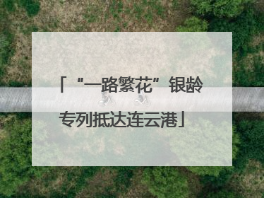 “一路繁花”银龄专列抵达连云港