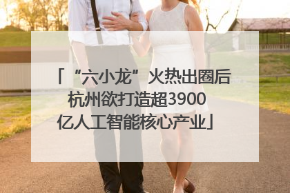 “六小龙”火热出圈后 杭州欲打造超3900亿人工智能核心产业