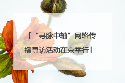 “寻脉中轴”网络传播寻访活动在京举行