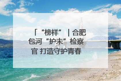 “榜样”｜合肥包河“护未”检察官 打造守护青春成长的永恒灯塔