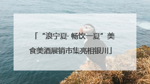 “浪宁夏· 畅饮一夏”美食美酒展销市集亮相银川