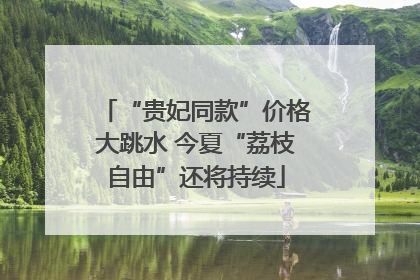 “贵妃同款”价格大跳水 今夏“荔枝自由”还将持续