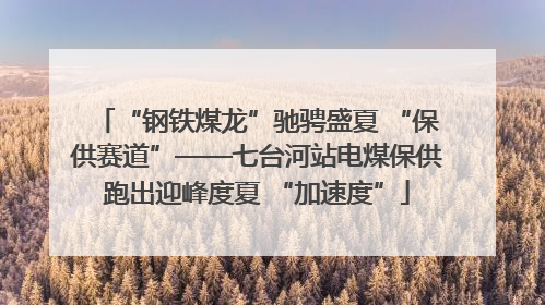 “钢铁煤龙”驰骋盛夏 “保供赛道”——七台河站电煤保供跑出迎峰度夏 “加速度”