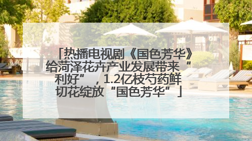 热播电视剧《国色芳华》给菏泽花卉产业发展带来“利好”，1.2亿枝芍药鲜切花绽放“国色芳华”