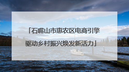石嘴山市惠农区电商引擎驱动乡村振兴焕发新活力