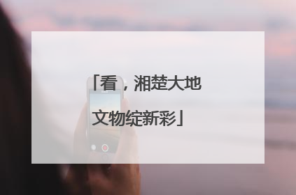 看，湘楚大地文物绽新彩