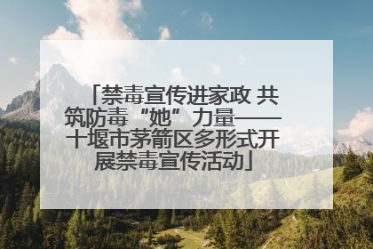 禁毒宣传进家政 共筑防毒“她”力量——十堰市茅箭区多形式开展禁毒宣传活动
