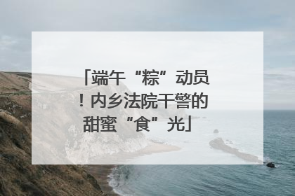 端午“粽”动员！内乡法院干警的甜蜜“食”光