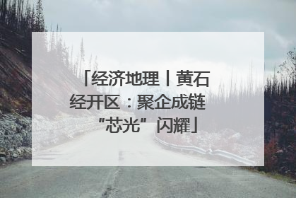 经济地理丨黄石经开区：聚企成链“芯光”闪耀