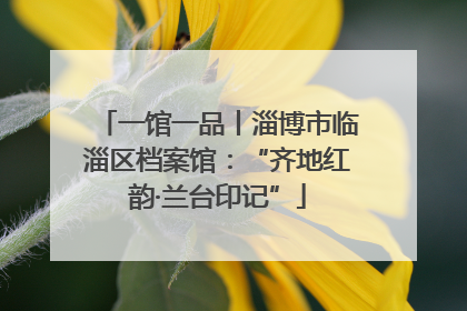 一馆一品丨淄博市临淄区档案馆：“齐地红韵·兰台印记”