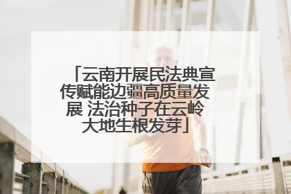 云南开展民法典宣传赋能边疆高质量发展 法治种子在云岭大地生根发芽