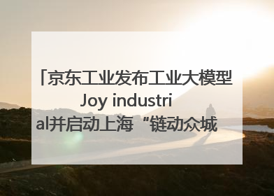 京东工业发布工业大模型Joy industrial并启动上海“链动众城 万亿降本”计划