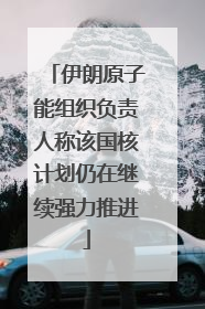 伊朗原子能组织负责人称该国核计划仍在继续强力推进