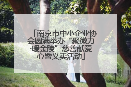 南京市中小企业协会圆满举办“聚微力·暖金陵”慈善献爱心暨义卖活动