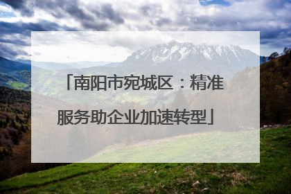南阳市宛城区：精准服务助企业加速转型