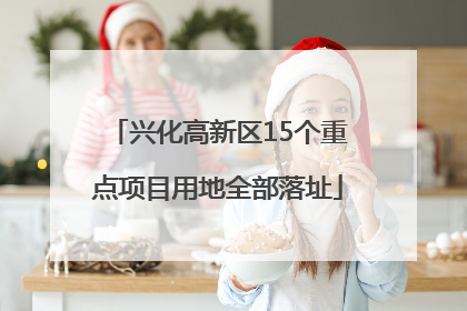 兴化高新区15个重点项目用地全部落址