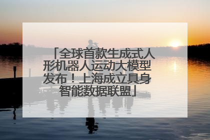 全球首款生成式人形机器人运动大模型发布！上海成立具身智能数据联盟