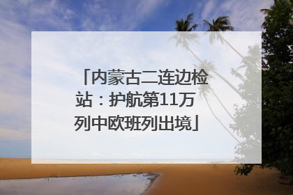 内蒙古二连边检站：护航第11万列中欧班列出境