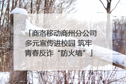 商洛移动商州分公司多元宣传进校园 筑牢青春反诈“防火墙”