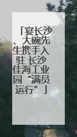 宴长沙、大碗先生携手入驻 长沙佳海工业园“满员运行”