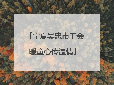 宁夏吴忠市工会暖童心传温情