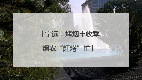 宁远：烤烟丰收季 烟农“赶烤”忙