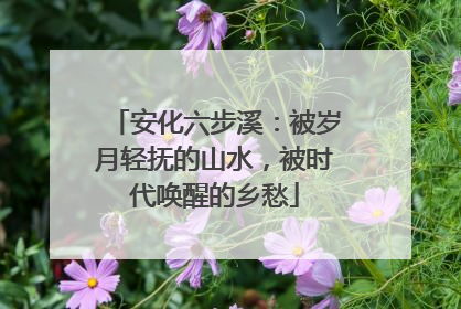 安化六步溪：被岁月轻抚的山水，被时代唤醒的乡愁