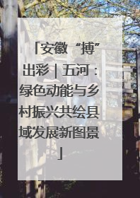安徽“搏”出彩｜五河：绿色动能与乡村振兴共绘县域发展新图景