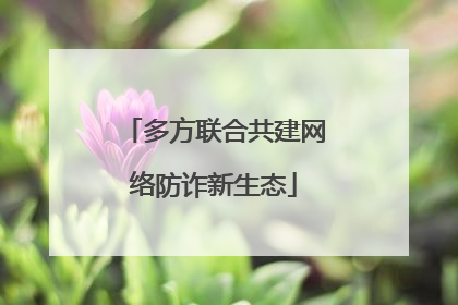 多方联合共建网络防诈新生态
