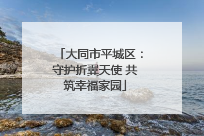 大同市平城区：守护折翼天使 共筑幸福家园