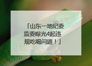 山东一地纪委监委曝光4起违规吃喝问题！