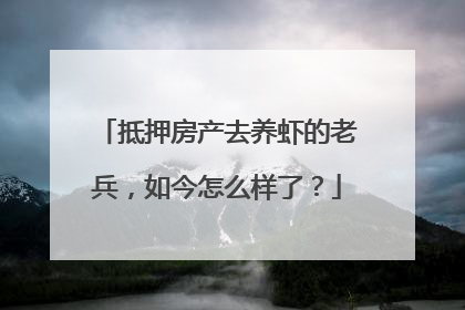 抵押房产去养虾的老兵，如今怎么样了？