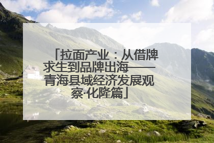 拉面产业：从借牌求生到品牌出海——青海县域经济发展观察·化隆篇