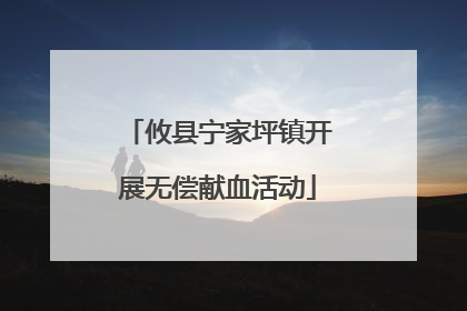 攸县宁家坪镇开展无偿献血活动