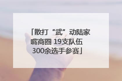散打“武”动陆家嘴商圈 19支队伍300余选手参赛