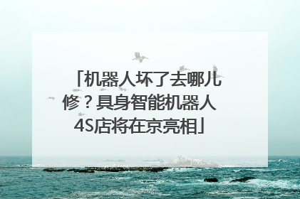 机器人坏了去哪儿修？具身智能机器人4S店将在京亮相