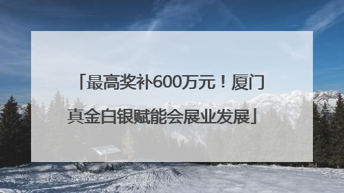 最高奖补600万元！厦门真金白银赋能会展业发展
