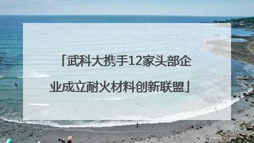 武科大携手12家头部企业成立耐火材料创新联盟