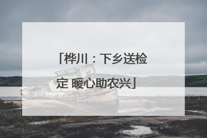 桦川：下乡送检定 暖心助农兴