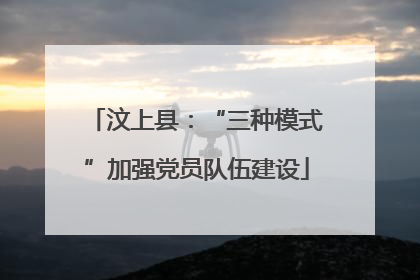 汶上县：“三种模式”加强党员队伍建设
