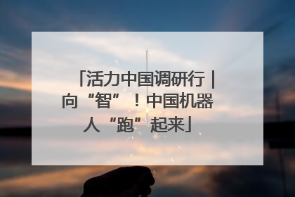 活力中国调研行｜向“智”！中国机器人“跑”起来