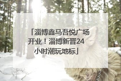淄博鑫马吾悦广场开业！淄博新晋24小时潮玩地标