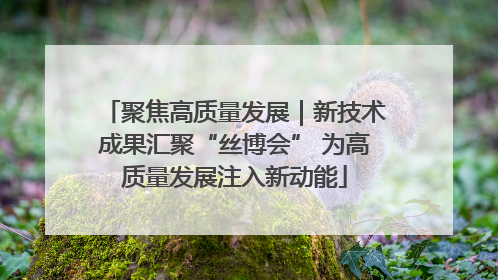 聚焦高质量发展｜新技术成果汇聚“丝博会” 为高质量发展注入新动能