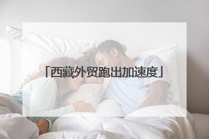 西藏外贸跑出加速度
