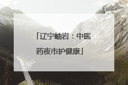 辽宁岫岩：中医药夜市护健康