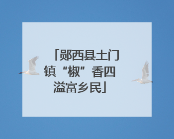 郧西县土门镇“椒”香四溢富乡民