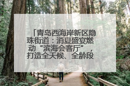 青岛西海岸新区隐珠街道：消夏盛宴燃动“滨海会客厅”，打造全天候、全龄段消费生态圈