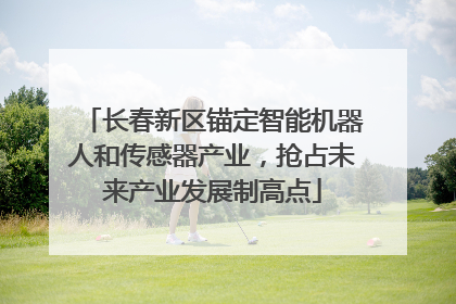 长春新区锚定智能机器人和传感器产业，抢占未来产业发展制高点